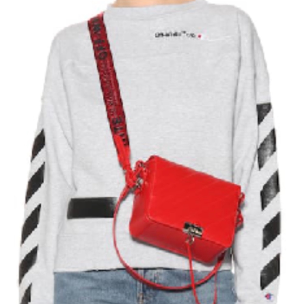 Off White x Champion Grey Champion Sweatshirt XXS